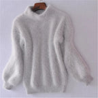 Verona Women's Cashmere Blend Turtleneck Sweater | Soft Luxury Roll Neck Jumper for Women | Elegant Smart Casual Winter Knitwear