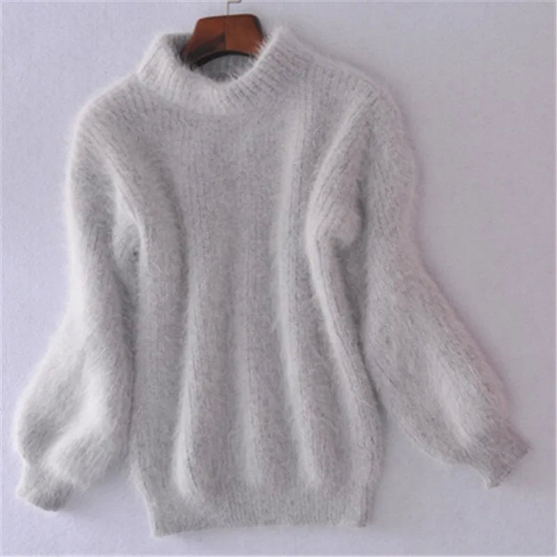 Verona Women's Cashmere Blend Turtleneck Sweater | Soft Luxury Roll Neck Jumper for Women | Elegant Smart Casual Winter Knitwear
