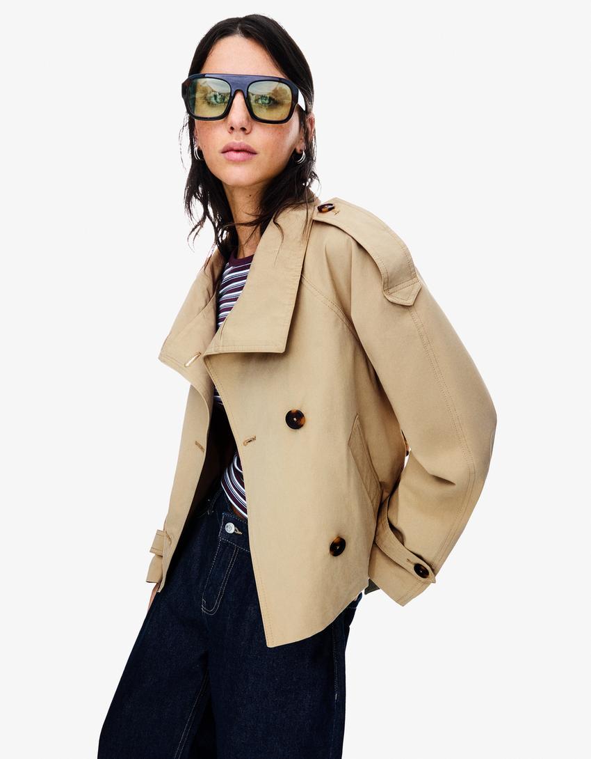 Éliane Women's Classic Lightweight Autumn Trench Coat | Mid-Length Everyday Outerwear for Women