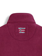 Julius Veste Polaire Outdoor Homme – Soft, Warm & Light with Protective Collar