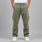 Benjamin Men's Relaxed Fit Cargo Trousers | Streetwear Side Pocket Pants for Men