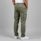 Benjamin Men's Relaxed Fit Cargo Trousers | Streetwear Side Pocket Pants for Men