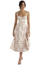 Scarlett | Women’s Floral Midi Dress – Lightweight Summer Dress | Casual & Elegant