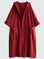Portia Women's Longline Waterproof Trench Coat | Classic Tailored Hooded Trench Coat for Women | Chic Everyday Smart Casual