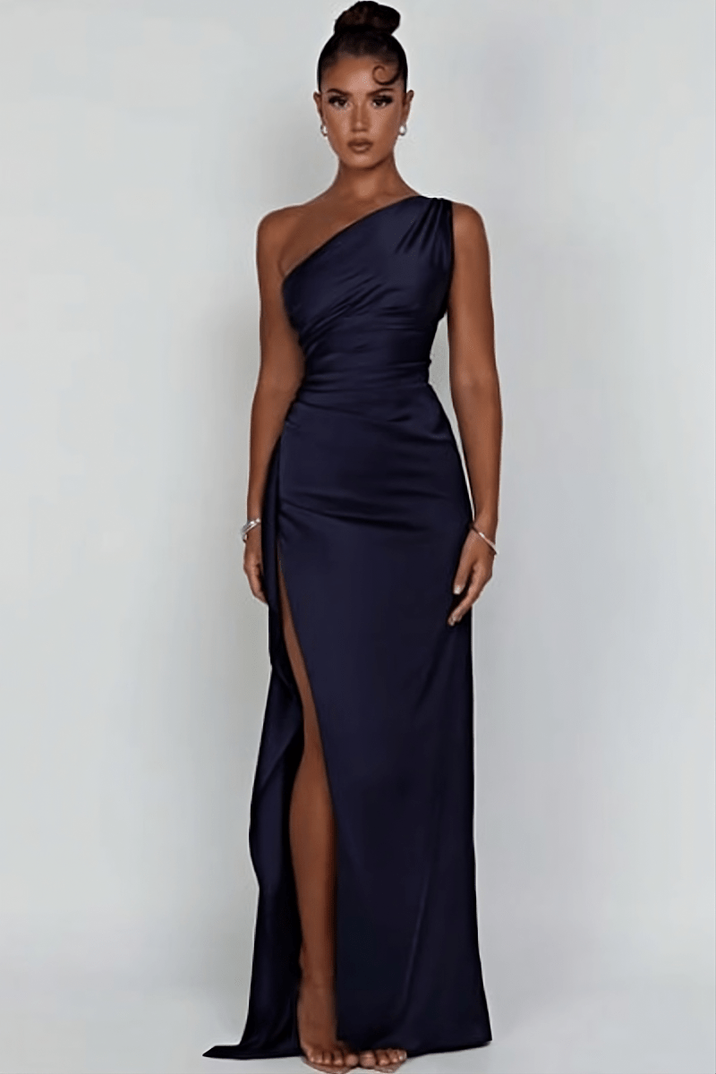 Diana Women's Satin Wrap Maxi Dress | Occasion Wedding Guest Dress | Evening & Smart Casual
