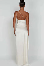 Diana Women's Satin Wrap Maxi Dress | Occasion Wedding Guest Dress | Evening & Smart Casual