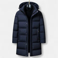 Men’s Premium Down Parka Coat – Hooded Insulated Elegance