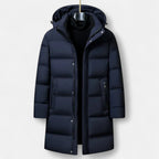 Men’s Premium Down Parka Coat – Hooded Insulated Elegance