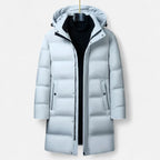 Men’s Premium Down Parka Coat – Hooded Insulated Elegance