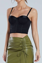 Luxury Mesh Bustier Top with Underwire – Women’s Transparent Fitted Top for Special Occasions