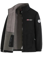 Julius Veste Polaire Outdoor Homme – Soft, Warm & Light with Protective Collar