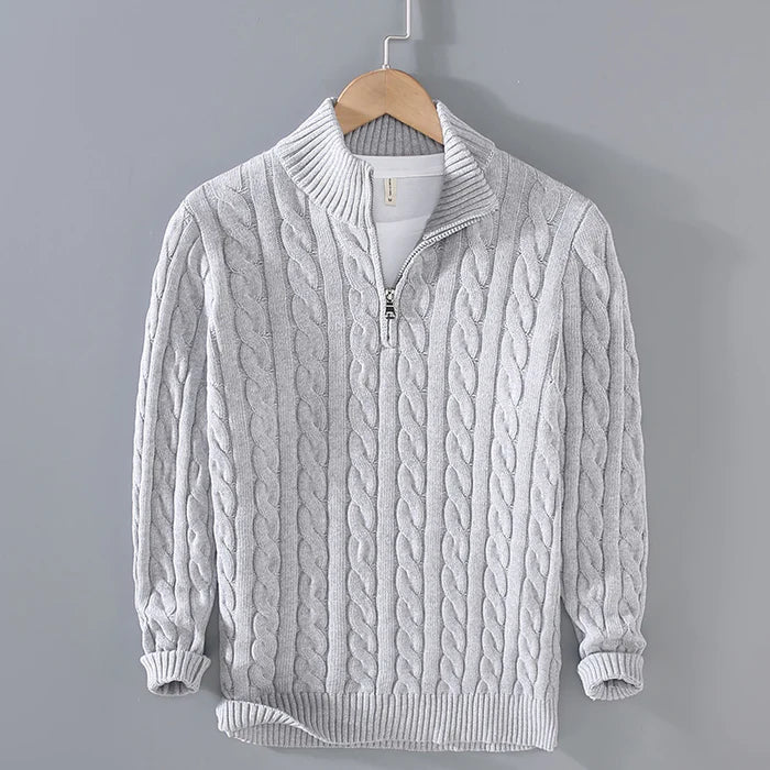 Levi | Men's Classic Wool Pullover Sweater – Warm Knit Pullover