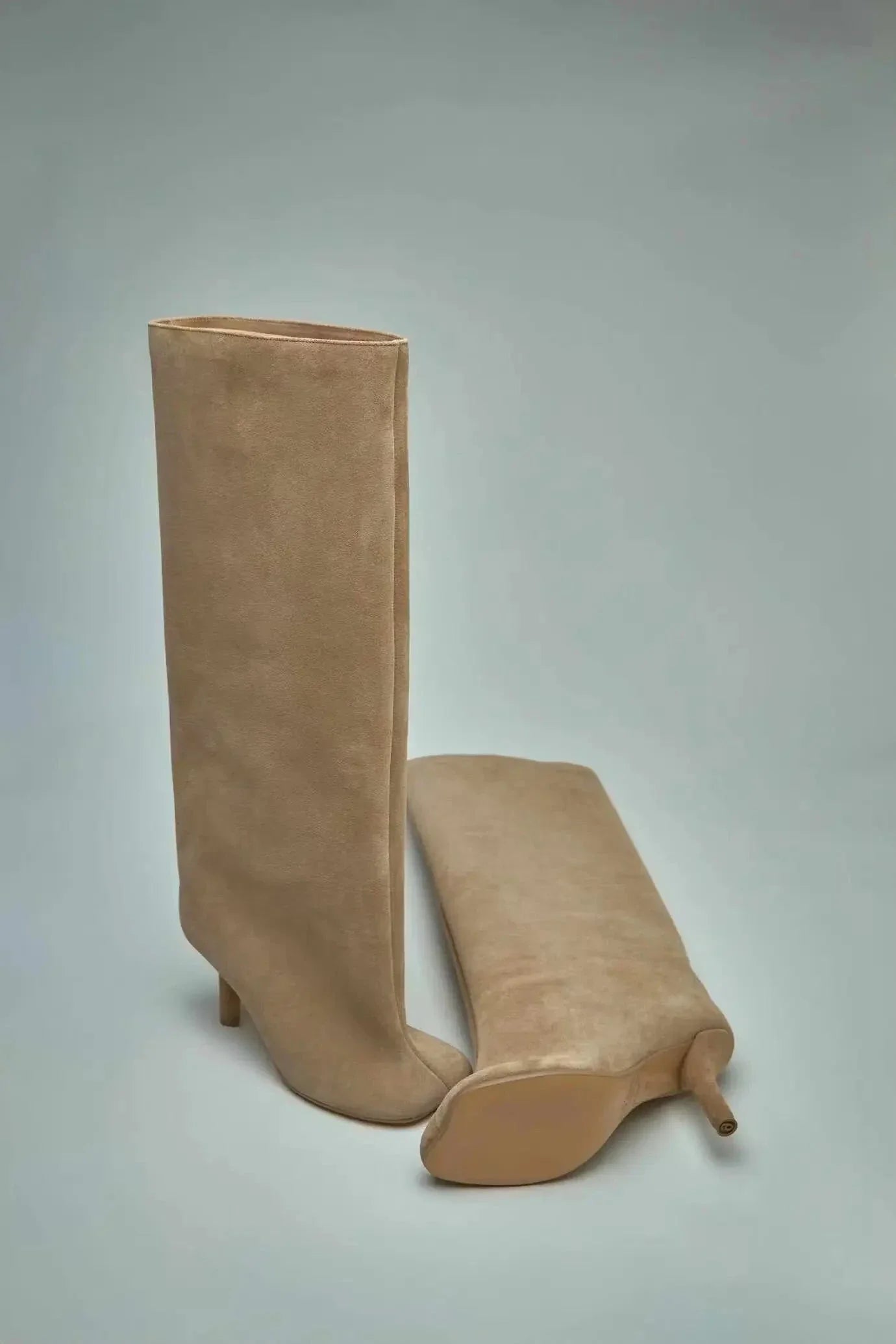 Mela Women's Suede Heeled Boots | Luxury Block Heel Ankle Boots for Women | Smart Casual & Evening Footwear