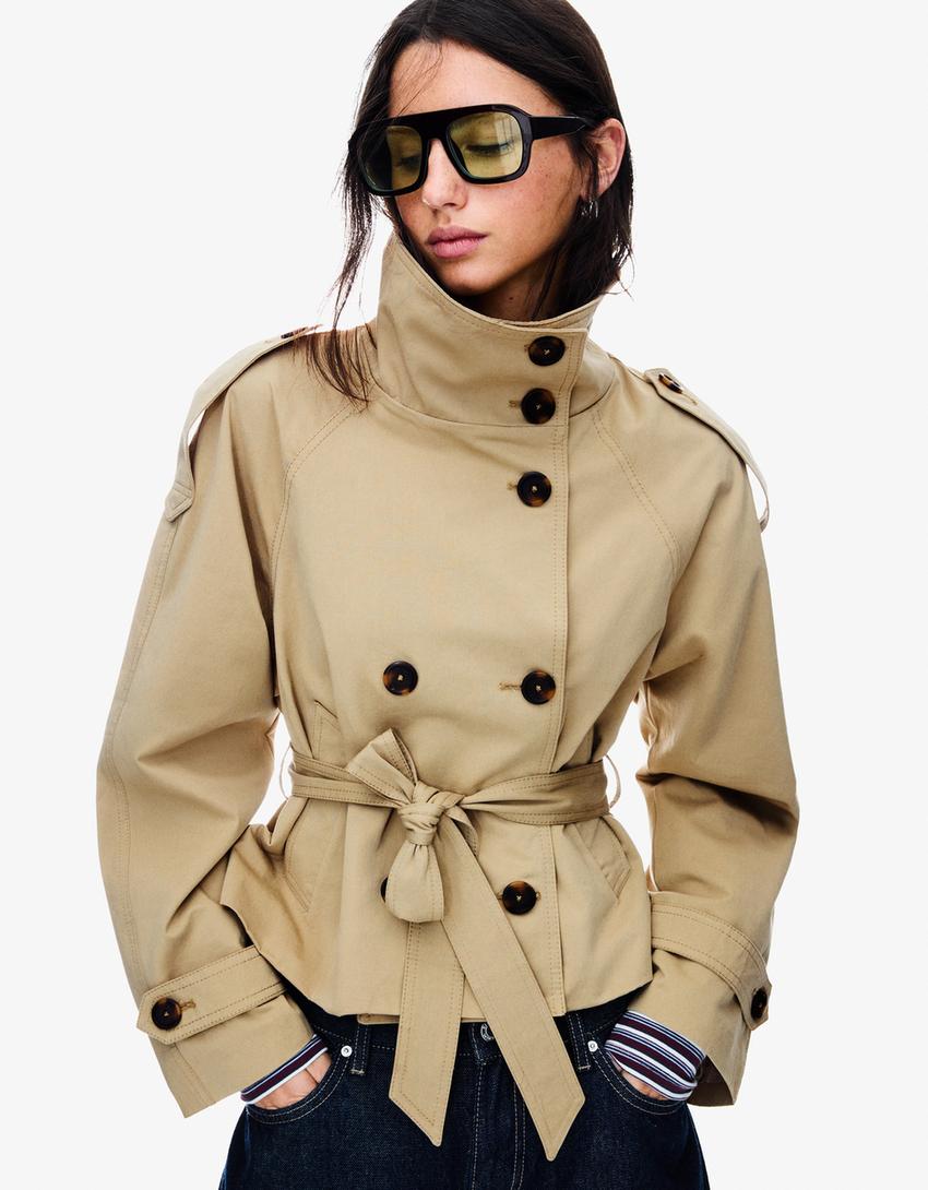 Éliane Women's Classic Lightweight Autumn Trench Coat | Mid-Length Everyday Outerwear for Women