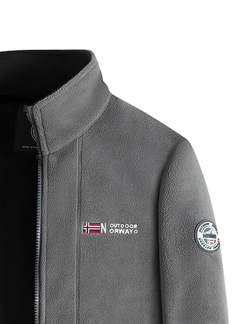 Julius Veste Polaire Outdoor Homme – Soft, Warm & Light with Protective Collar