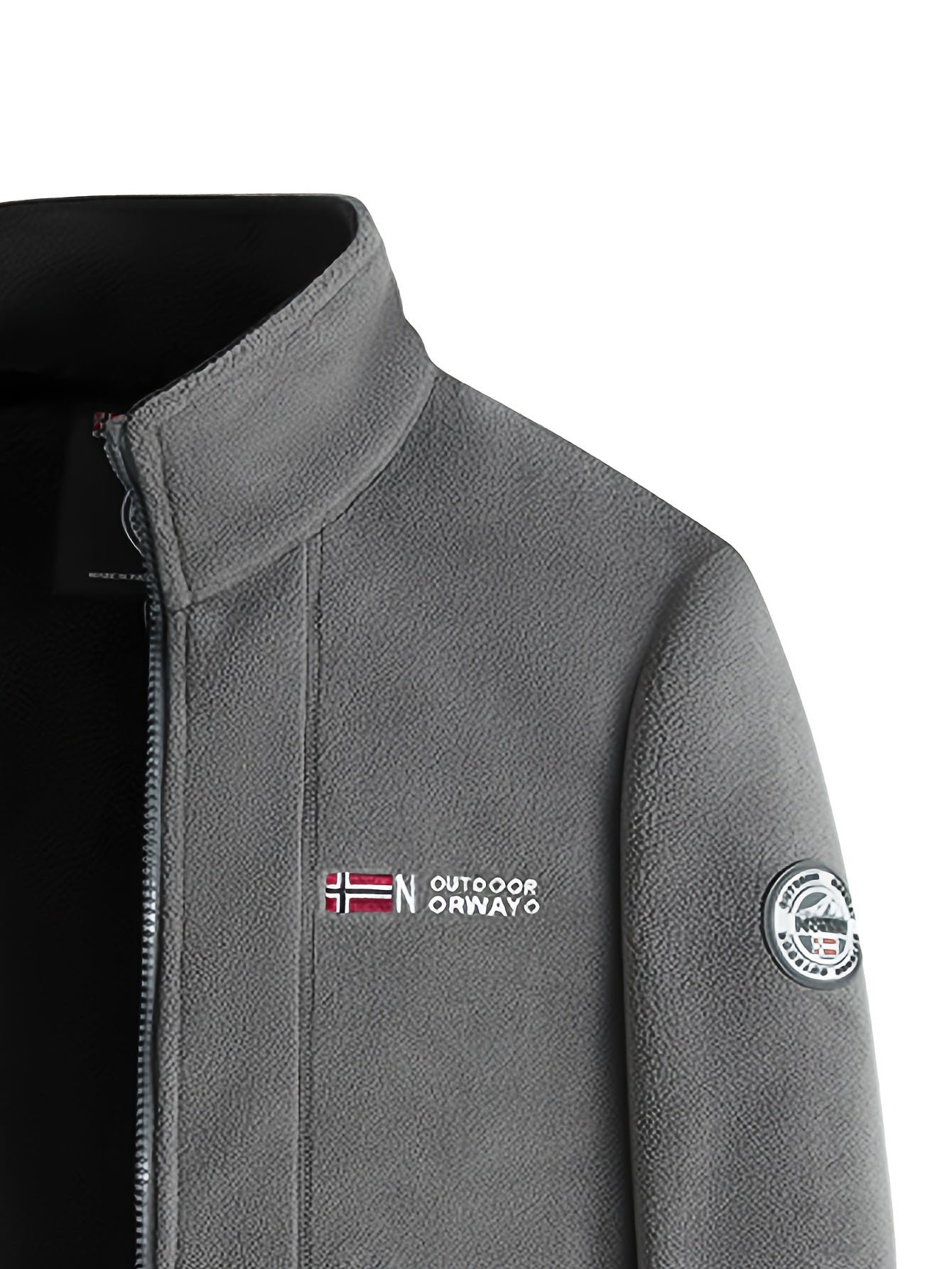 Julius Veste Polaire Outdoor Homme – Soft, Warm & Light with Protective Collar