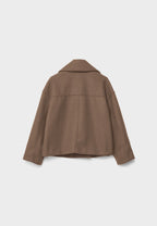Sophie Women's Elegant Short Tailored Coat | Classic Cropped Everyday Coat for Women