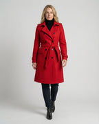 Magnolia Women's Oversized Double-Breasted Wool Blend Coat | Full Length Maxi Wool Coat for Women