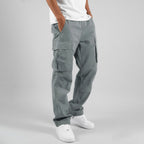 Benjamin Men's Relaxed Fit Cargo Trousers | Streetwear Side Pocket Pants for Men