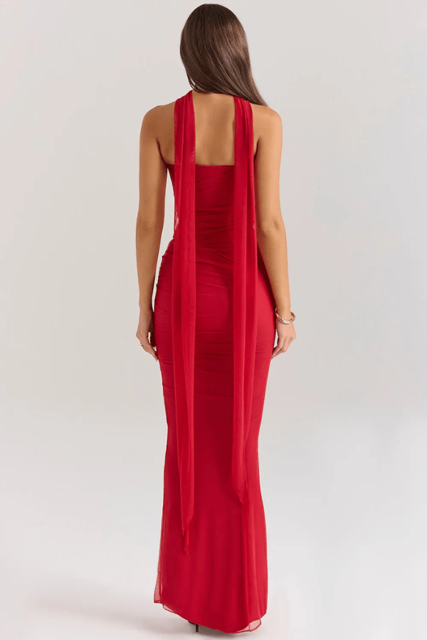 Hailey Women's Jersey Bodycon Maxi Dress | Fitted Stretch Silhouette | Casual, Work & Evening
