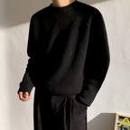 Grant Men's Relaxed Cotton Crew Neck Sweater | Casual Everyday Knit Jumper for Men