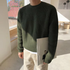 Grant Men's Relaxed Cotton Crew Neck Sweater | Casual Everyday Knit Jumper for Men