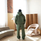 Devano Men's Hoodie Tracksuit Set | Oversized Fleece Hoodie & Jogger | Casual Streetwear Loungewear