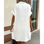 Carlijn Women's Collared Summer Dress | Casual Holiday Sundress | Everyday & Vacation Wear