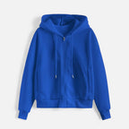 Women’s Zip-Up Knit Hoodie for Autumn/Winter