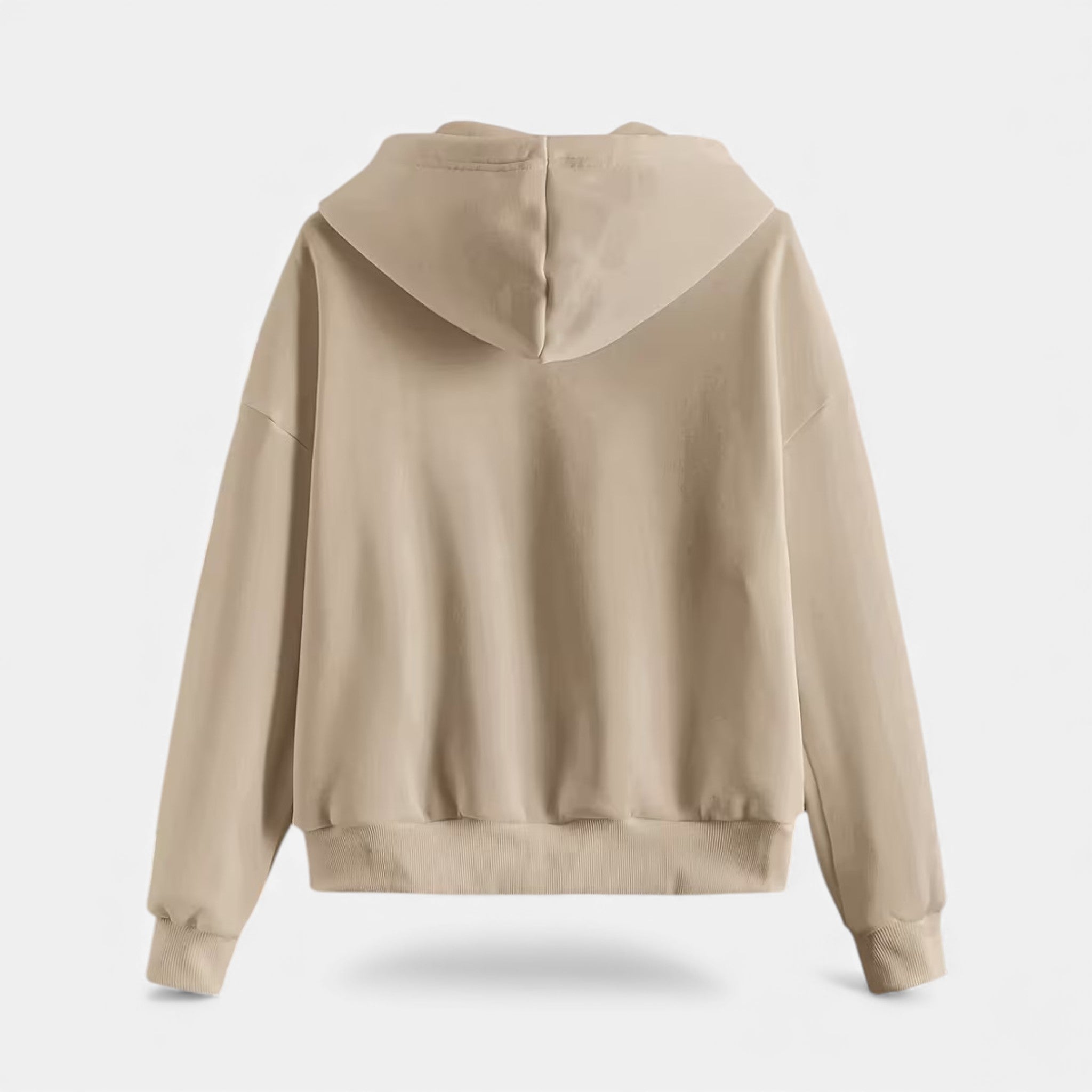 Women’s Zip-Up Knit Hoodie for Autumn/Winter