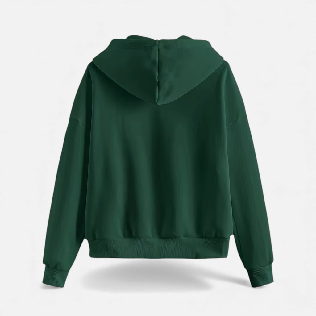 Women’s Zip-Up Knit Hoodie for Autumn/Winter