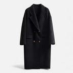 Women’s Double Pocket Wool-Blend Winter Coat