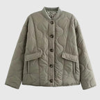 Féline Women's Elegant Leopard-Lined Zip-Up Jacket | Chic Modern Everyday Jacket for Women