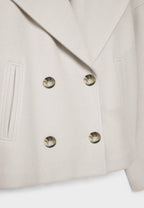 Sophie Women's Elegant Short Tailored Coat | Classic Cropped Everyday Coat for Women