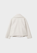 Sophie Women's Elegant Short Tailored Coat | Classic Cropped Everyday Coat for Women