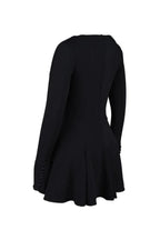 Chessie Women's Black Midi Dress | Elegant Everyday Black Casual Midi Dress for Women | Minimalist Smart Casual Style
