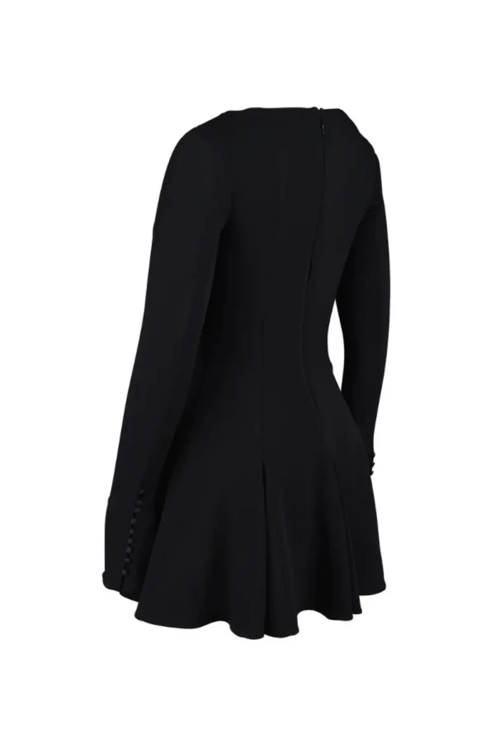 Chessie Women's Black Midi Dress | Elegant Everyday Black Casual Midi Dress for Women | Minimalist Smart Casual Style
