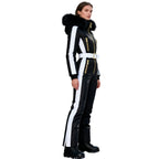 Dolly Women's One-Piece Ski Suit | Waterproof Insulated Snow Suit for Women | Retro Ski Jumpsuit for the Slopes