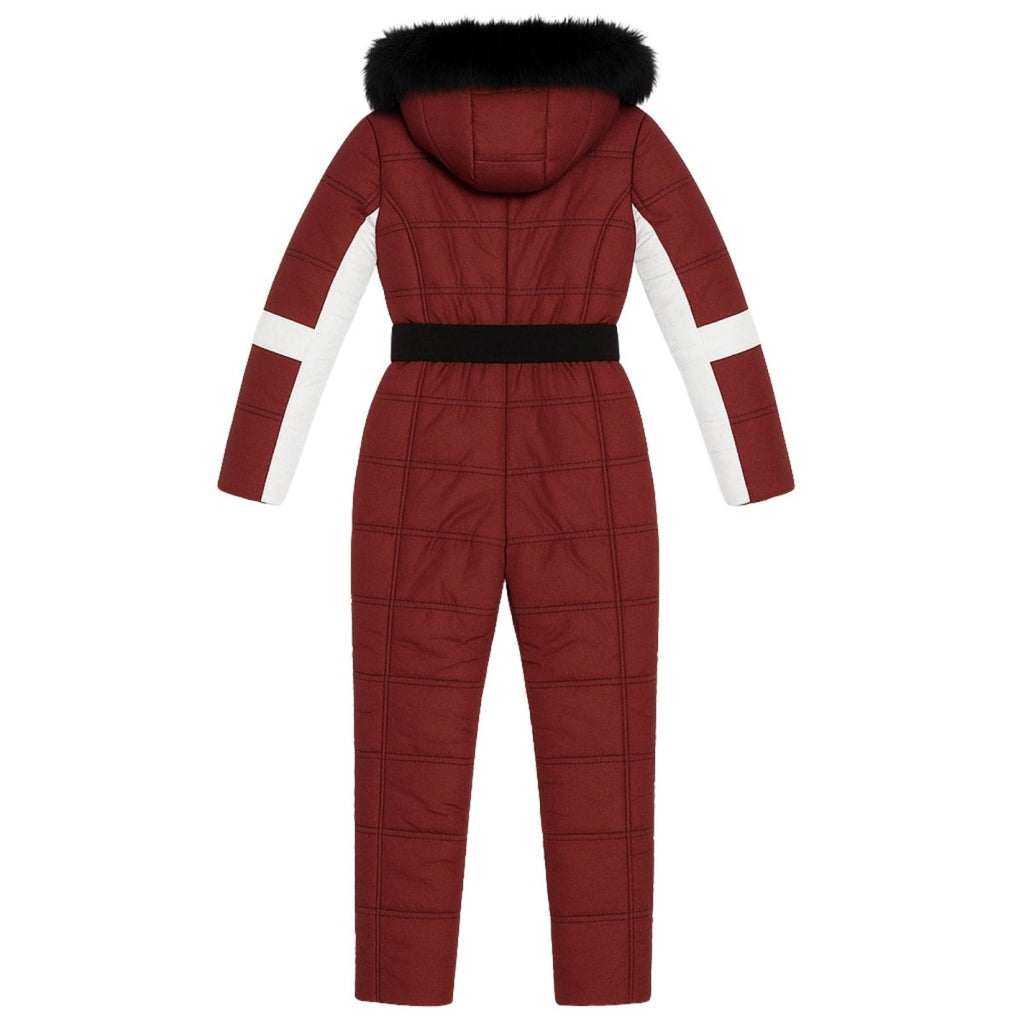Dolly Women's One-Piece Ski Suit | Waterproof Insulated Snow Suit for Women | Retro Ski Jumpsuit for the Slopes
