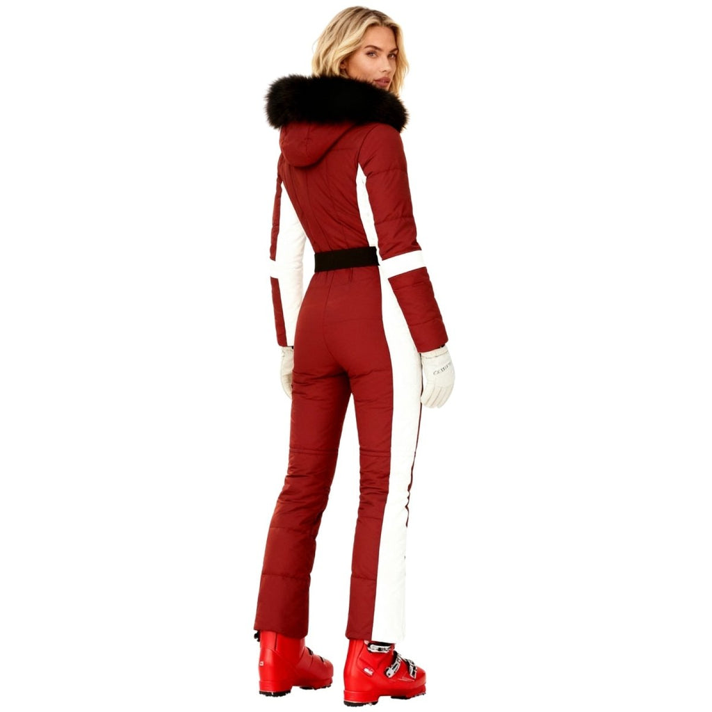Dolly Women's One-Piece Ski Suit | Waterproof Insulated Snow Suit for Women | Retro Ski Jumpsuit for the Slopes