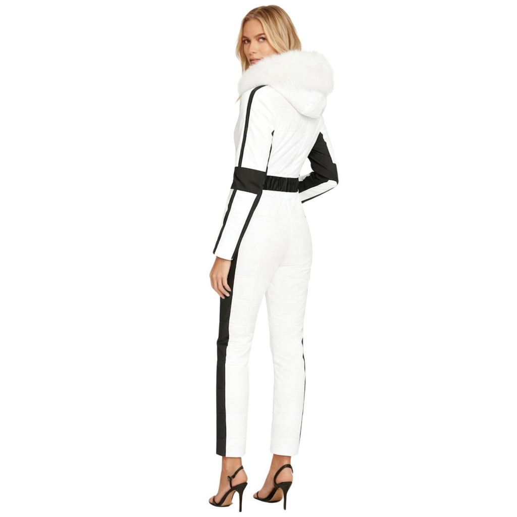Dolly Women's One-Piece Ski Suit | Waterproof Insulated Snow Suit for Women | Retro Ski Jumpsuit for the Slopes