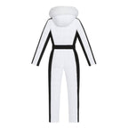 Dolly Women's White One-Piece Ski Suit | Waterproof Insulated Snow Suit for Women | Retro White Ski Jumpsuit for the Slopes