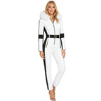 Dolly Women's One-Piece Ski Suit | Waterproof Insulated Snow Suit for Women | Retro Ski Jumpsuit for the Slopes