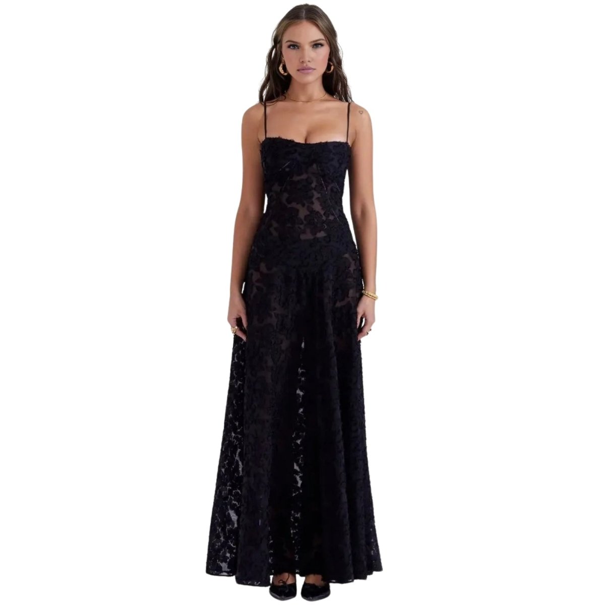 Enchanted Women's Cotton Maxi Dress | Flowy Relaxed Fit | Casual, Work & Evening