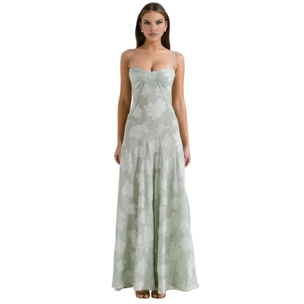 Enchanted | Women’s Summer Maxi Dress – Elegant Floral Long Dress | Evening & Casual Wear