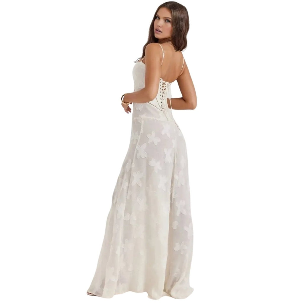 Enchanted Women's Cotton Maxi Dress | Flowy Relaxed Fit | Casual, Work & Evening