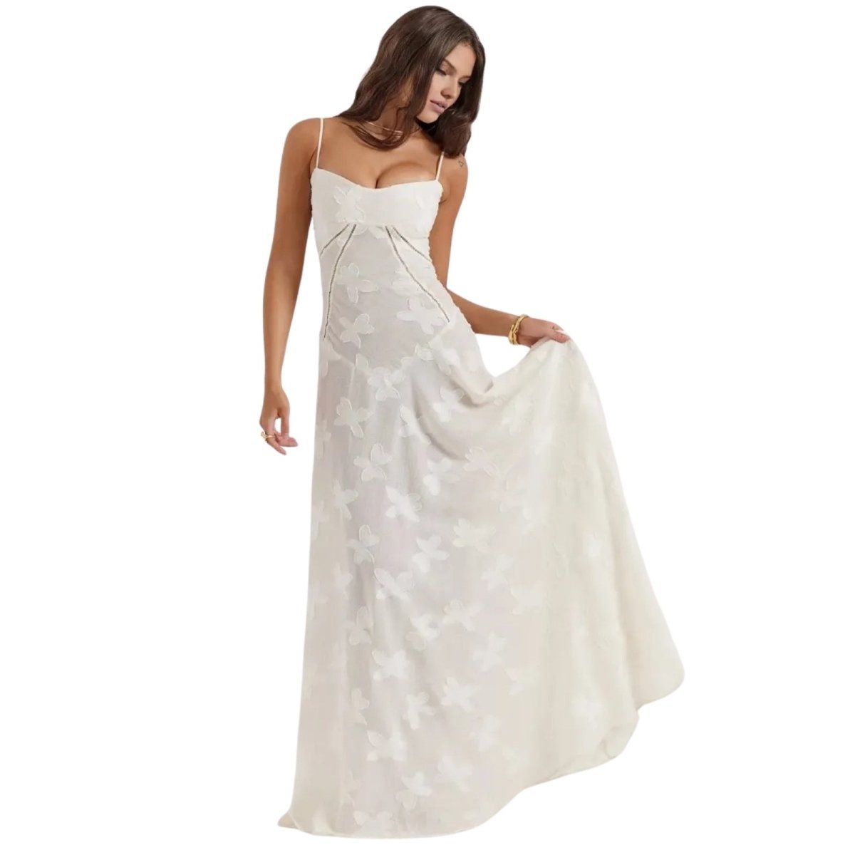 Enchanted Women's Cotton Maxi Dress | Flowy Relaxed Fit | Casual, Work & Evening
