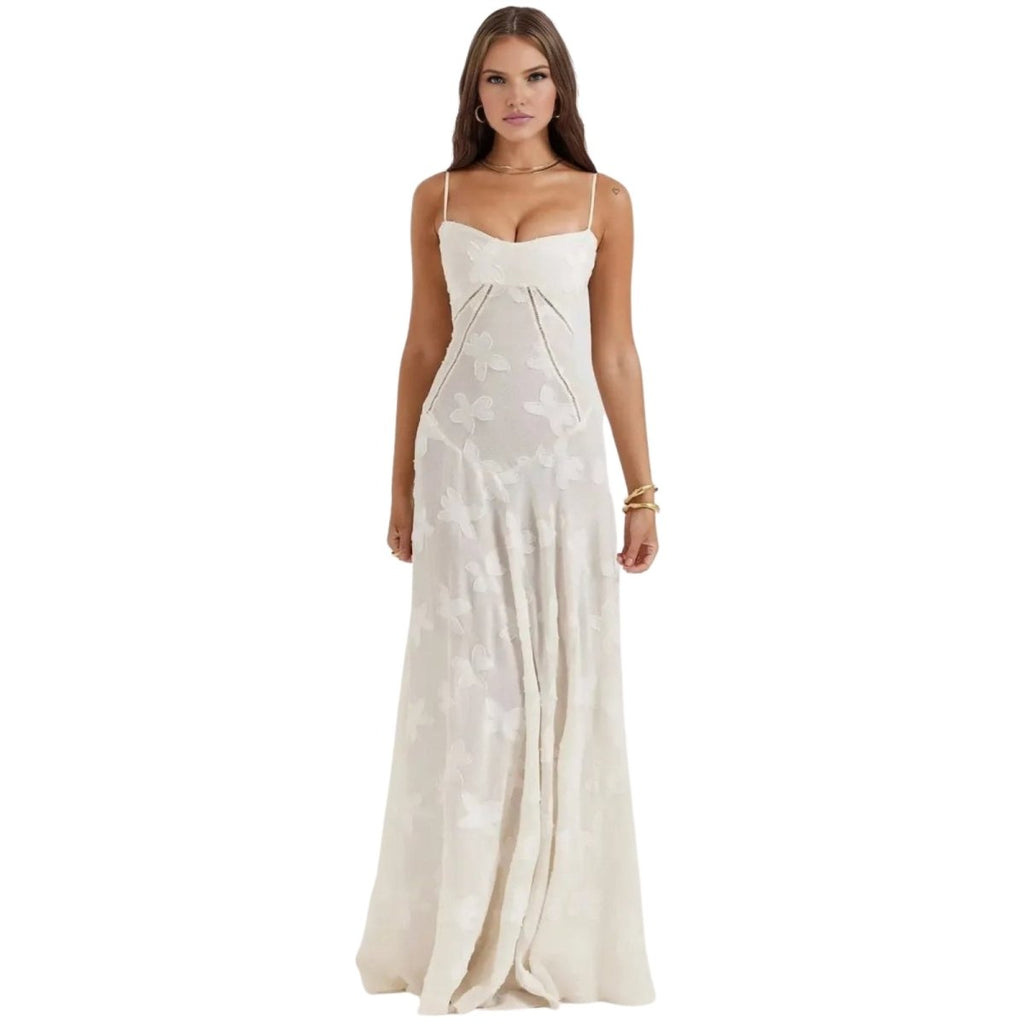 Enchanted Women's Cotton Maxi Dress | Flowy Relaxed Fit | Casual, Work & Evening