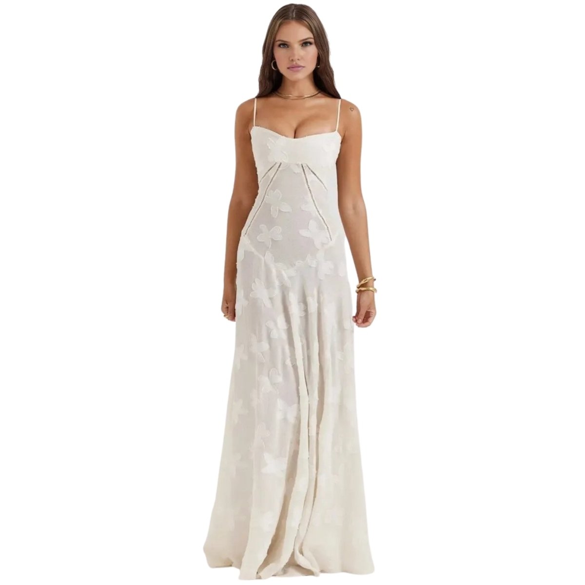Enchanted Women's Cotton Maxi Dress | Flowy Relaxed Fit | Casual, Work & Evening
