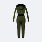 Dolly Women's One-Piece Ski Suit | Waterproof Insulated Snow Suit for Women | Retro Ski Jumpsuit for the Slopes